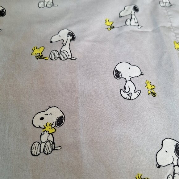 Berkshire Peanuts Snoopy & Woodstock All Over Standard Pillowcase Gray - Picture 2 of 7